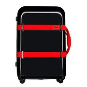 VIS-A-VIS TRUNK(ビザビ・トランク) 旅行日数目安:1週間以上 90L TSAロック搭載 レッド/オレンジ VVD001-R07T78