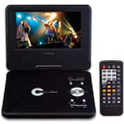 7インチ CPRM対応ポータブルDVDプレーヤー ブラック DVD-PD855-BK