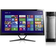 Lenovo H530s 21.5型ワイド Core i5-4430 DVDスーパーマルチドライブ Windows 8.1 ブラック / シルバーグレー 57323716