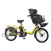 電動アシスト自転車 アンジェリーノプティットe 12.8Ah 3人乗り対応 20型 内装3段変速 F.スプリングイエロー A20L14