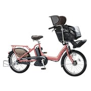 電動アシスト自転車 アンジェリーノプティットe 8.7Ah 3人乗り対応 20型 内装3段変速 P.ピーチピンク A20L84