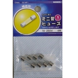 DZ-MF1 [ミニ管ヒューズ 1A-250V 4本入]