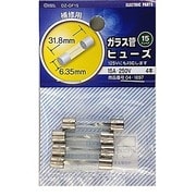 DZ-GF15 [ガラス管ヒューズ 15A-250V]