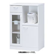LCF-9565SL [ルシフォン レンジストッカー（コンセント付き） スライド棚あり]