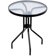 UP1003 [ユーロカフェ ガラスラウンドテーブル 60cm]
