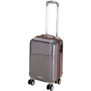 グレル ダブルファスナータイプ 旅行日数目安：2～3泊 40L/50L（拡張時） TSAロック搭載 スチールグレー UV30