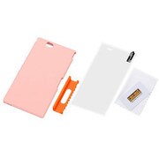 RT-SOL24C2/M [Xperia Z Ultra用 スリップガード・シリコンジャケット ピーチ]