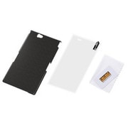 RT-SOL24C3/B [Xperia Z Ultra用 ハードコーティング・シェルジャケット パールブラック]