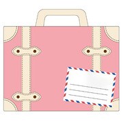 メッセージトランク ピンク