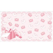レター色紙 ピンク