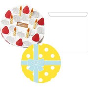 メッセージケーキ イエロー