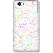 70011 [Xperia Z1f SO-02F用 ケース SO-02F RABBIT 白]