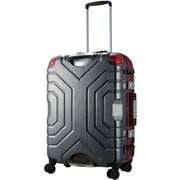 スーツケース グリップマスター TRIDENT(トライデント) Lサイズ 旅行日数目安:4~7泊 83L TSAロック搭載 ヘアラインブラック/レッド B5225T-67
