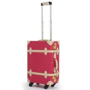 クロコ型押しユーラシアトランク 旅行日数目安:1~2泊 26L TSAロック搭載 ショッキングピンク C8215T-47