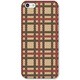ip5c-7839 [iPhone 5c用 7839 チェック柄 赤茶]