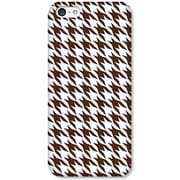 ip5c-7843 [iPhone 5c用 7843 チドリ柄 ベージュ]