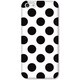 ip5c-70031 [iPhone 5c用 70031 ドット柄 白黒]