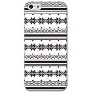 ip5-7795 [7795 iPhone SE/5s/5用 ノルディック柄 黒]