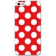 ip5-7992 [7992 iPhone SE/5s/5用 ドット柄 赤白]