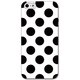ip5-7992 [7992 iPhone SE/5s/5用 ドット柄 白黒]