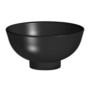 真空断熱食器 茶碗/汁碗 300ml ブラック SR-6900