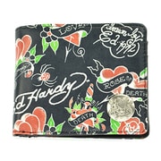 EH130402W-3BK/BLK [二つ折り財布 小銭入れ付]