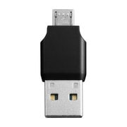 microSDカード用リーダー・ライター ブラック IS-ADP/K