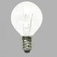 白熱電球 ロングライフ10000 ボール球 径30mm 5W E12 ホワイト ロングG30E12110V5WW