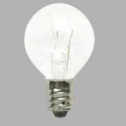 白熱電球 ロングライフ10000 ボール球 径30mm 5W E12 ホワイト ロングG30E12110V5WW