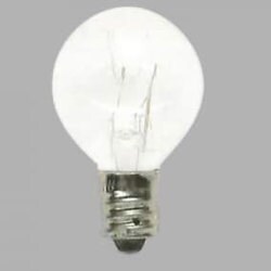 白熱電球 ロングライフ10000 ボール球 径30mm 10W E12 ホワイト ロングG30E12110V10WW