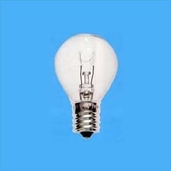 白熱電球 ロングライフ10000 ミニランプ E17口金 10W バルブ径35mm クリヤー ロングS35E17110V10WC