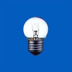 白熱電球 ロングライフ10000 ボール球 径40mm 10W E26 クリヤー ロングG40E26110V10WC