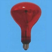 白熱電球 赤外線医療用ランプ E26口金 105V 100W形 110mm径 セレン赤 R110E26100110V100W