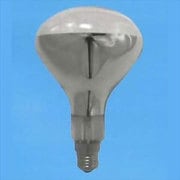 白熱電球 赤外線乾燥用ランプ E26口金 105V 125W形 127mm径 クリア R127E26100110V125W