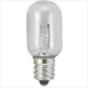白熱電球 ナツメ球 E17口金 110V 20W形 20ｍｍ径 クリア T20E17110V20WC