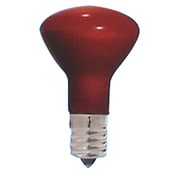白熱電球 ミニレフランプ E17口金 110V 15W形 耐熱レッド R40E17110V15WR