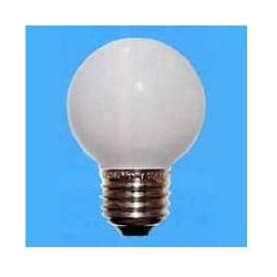 白熱電球 ボールランプ E26口金 220V 25W形 50mm径 ホワイト 220V用 G50E26220V25WW