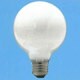 白熱電球 ボールランプ E26口金 220V 20W形 95mm径 ホワイト 220V用 G95E26220V20W