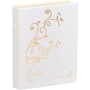 バインダー付きリフィルセット バインダーセット WHITE-HY バタフライ 白 2014-1-6