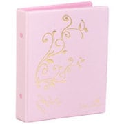 バインダー付きリフィルセット バインダーセット ROSE-HY バタフライ ピンク 2014-7-12