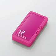 メモリカードケース インデックスカード付き SD6枚+microSD6枚収納 ピンク CMC-SDCPP12PN
