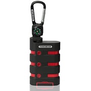 TUNEMAX RUGGEDPOWER 9000mAh USB出力:1ポート 最大:2.1A ブラック/レッド TUN-IP-200066