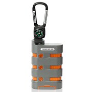 TUNEMAX RUGGEDPOWER 9000mAh USB出力:1ポート 最大:2.1A グレー/オレンジ TUN-IP-200067