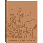 P-11663 [2014年度版 B6ウィークリー手帳 SNOOPY/音符 キャメル]