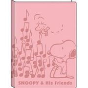 P-11664 [2014年度版 B6ウィークリー手帳 SNOOPY/音符 ライトピンク]