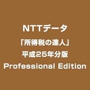 「所得税の達人」平成25年分版 Professional Edition [ライセンスソフト]