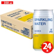 スパークリングウォーター 強炭酸水 レモン 缶 350ml×24本 [炭酸水]