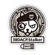Doodleステッカーアーミー猫･大 STL001