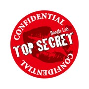 DoodleステッカーTOPSEACRET･大 STL014