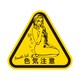 Doodleステッカー色気注意 STL019